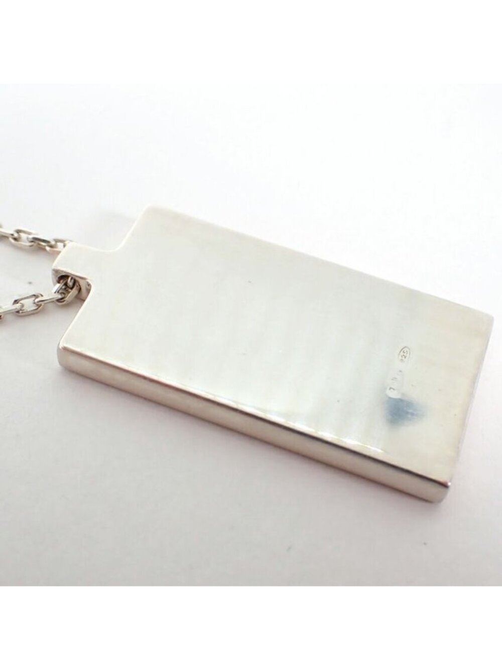 Gucci 925 Logo Plate Necklace - Picture 4 of 10